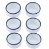 6 Pcs Spider Micro Water Bowl Mini Ceramic Dish for
