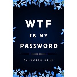 White Elephant Gifts: Password Book with Alphabetical Tabs - Log Book to Protect Usernames, Logins, Website and Email - Funny Stocking Stuffers for Men and Women