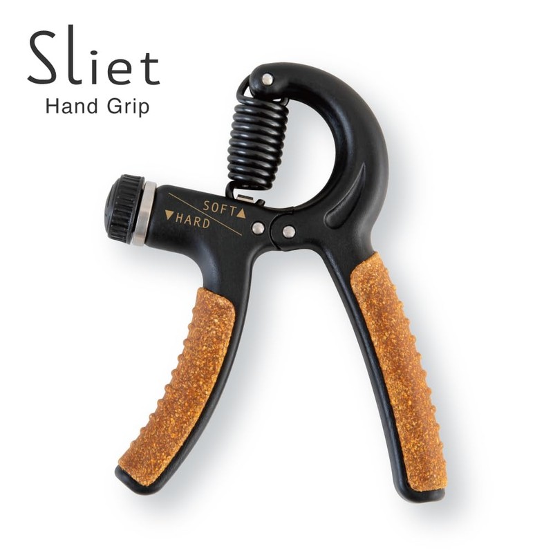 Alphax Grip Strength Training Adjustable Cork Style Sliet Hand Grip