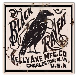 Handmade Black Raven Kelly Axe Company