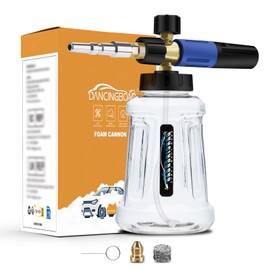 Dancingboar Snow Foam Lance Cannon Bottle for Nilfisk ALTO/Kranzle/Wap,M22-14mm Cannon Adjustable Soap Sprayer Nozzle F oam Bottle 1L, Foam Gun for Pressure Washer