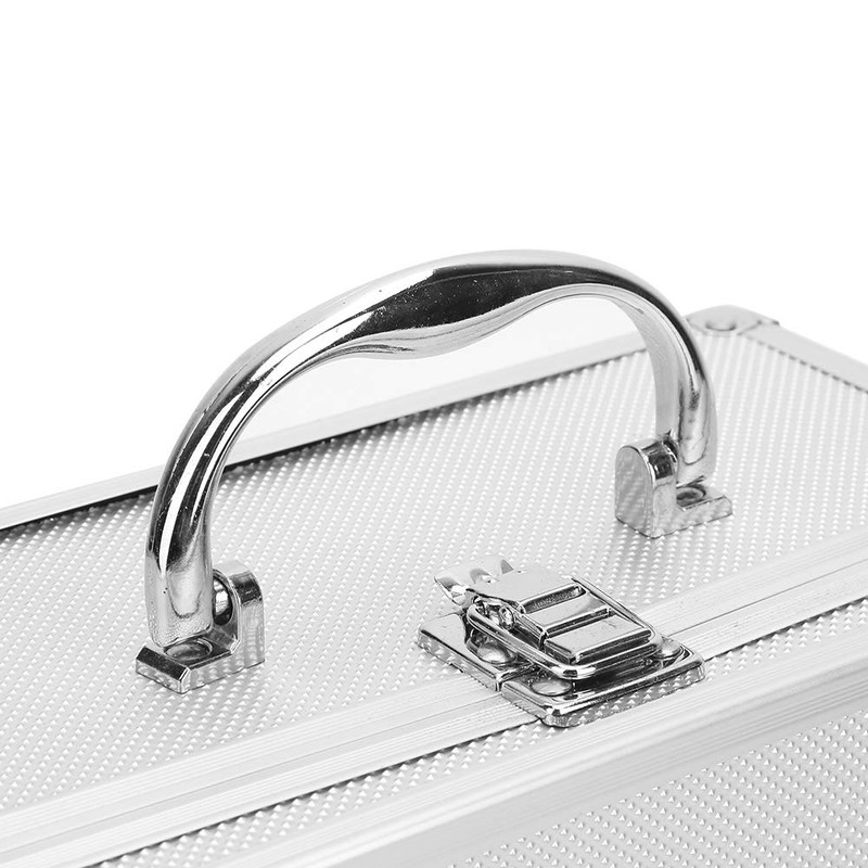 Aluminum Carrying Case, Metal Briefcase Tool Hard Case Toolbox Aluminium