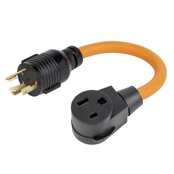 (1.5FT) Nema L6-30P 30Amp Lock in Generator to 6-50R 50Amp