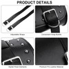 Shkalacar Motorcycle Tool Bag, PU Leather Motorcycle Fork Bag, Saddle