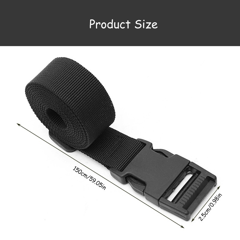 Rumyve 25mm Backpack Chest Strap,Webbing Adjustable with Quick-release Buckle,Trekking Camping