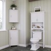 RiverRidge Somerset Spacesaver Over The Toilet Storage Cabinet White with