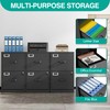 SISESOL 2 Drawer File Cabinet with Lock,Vertical Filing Cabinet,Under Desk
