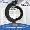 HITTI Ultra Long 12X & 30X Magnifying Glass with Light