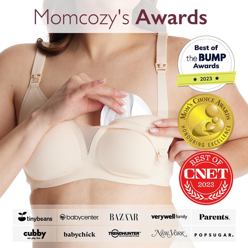 Momcozy Ultra-Thin Disposable Nursing Pads, Ultra-Absorbent and Breathable Portable Breast