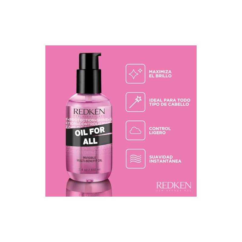 REDKEN- Aceite Oil for All | Aceite multi-beneficios para todo