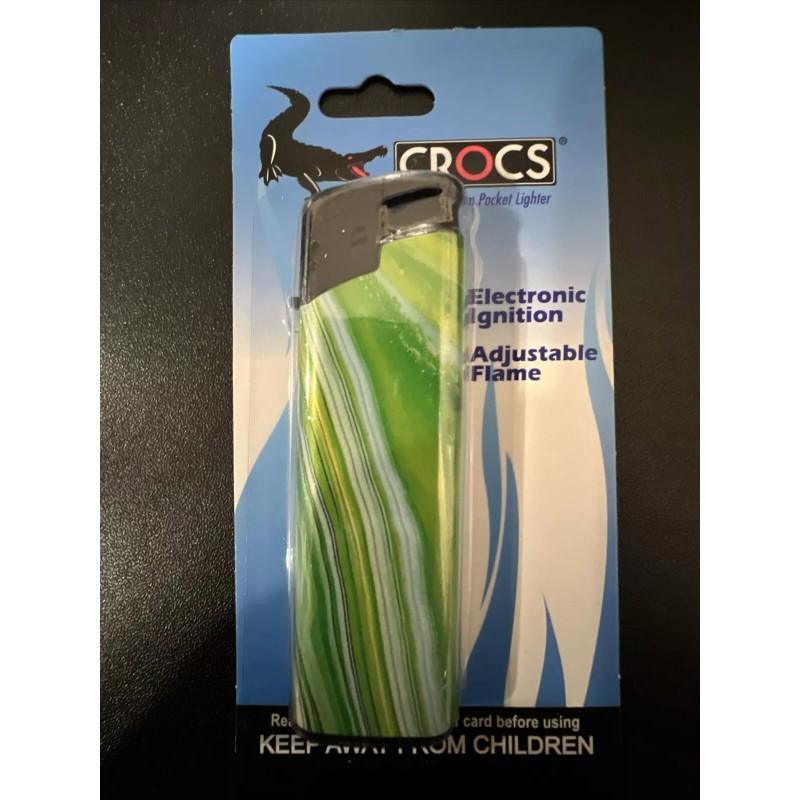 Tiger Crocs Premium Pocket Animal Tiger Print Lighter