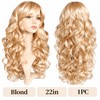 Long Wavy Blonde Wig for Cosplay & Parties – 22in