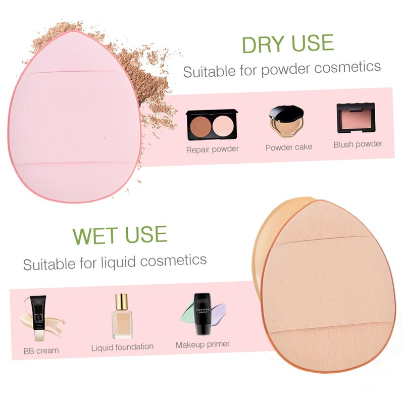Healeved 15pcs Makeup Puff Soft Finger Powder Sponge for Foundation