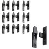 Ieron 10 Pcs Snap On Hook for Socket Fixings, Press