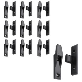 Ieron 10 Pcs Snap On Hook for Socket Fixings, Press Fit Plate Clips, Quick Fit Plastic Furniture Plate Connectors