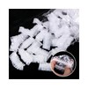 LuminaD Hair Dye Ear Covers, 100-Count Plastic Ear Covers