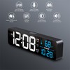 Sharp Digital Large Display Alarm Clock for Living Room Office