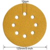 Aiyard 5-Inch 8-Hole Hook and Loop Sanding Discs 100-Grit Random