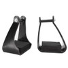 POM Plastic Stirrups Western Horse Riding Safety Saddle Trail Black