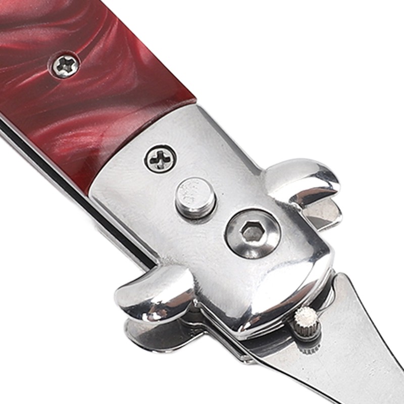 Folding Spring Camping Fork One Button Flick 304 Stainless Steel