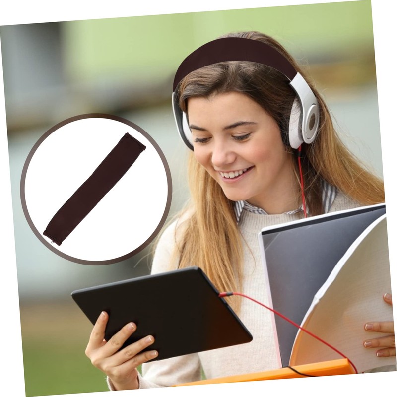 Gatuida 5pcs Headphone Beam Protector Cover PU Leather Headset Padding