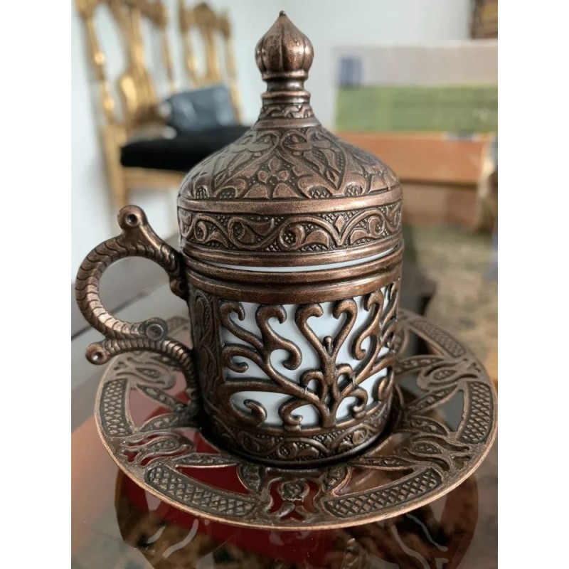 Cezbrik Cafetera Kit Cafe+ Pocillo + Taza Turca Arabe De
