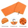 PATIKIL 12"x12" Tri-Fold Golf Towels, 3 Pack Waffle Pattern Towels