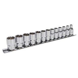 Sealey Ak69813 Socket Set 13Pc 1/4Sq Drive Total Drive