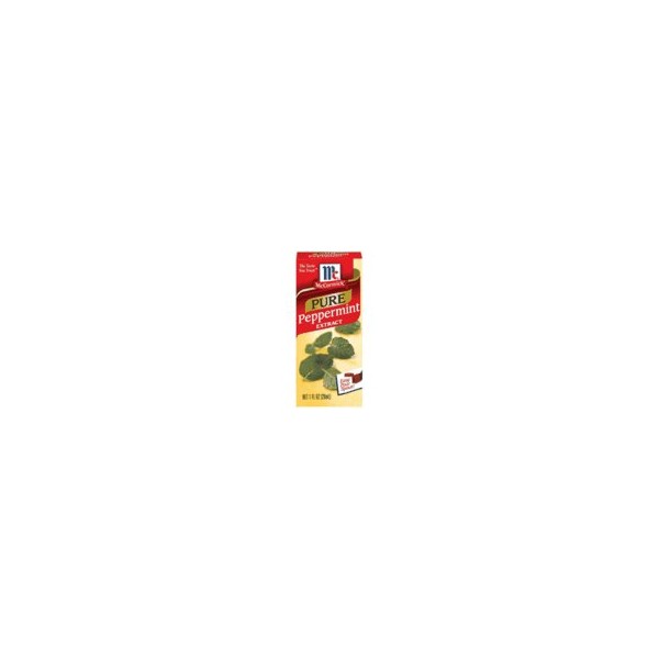 McCormick Pure Peppermint Extract 1 OZ (Pack of 12)