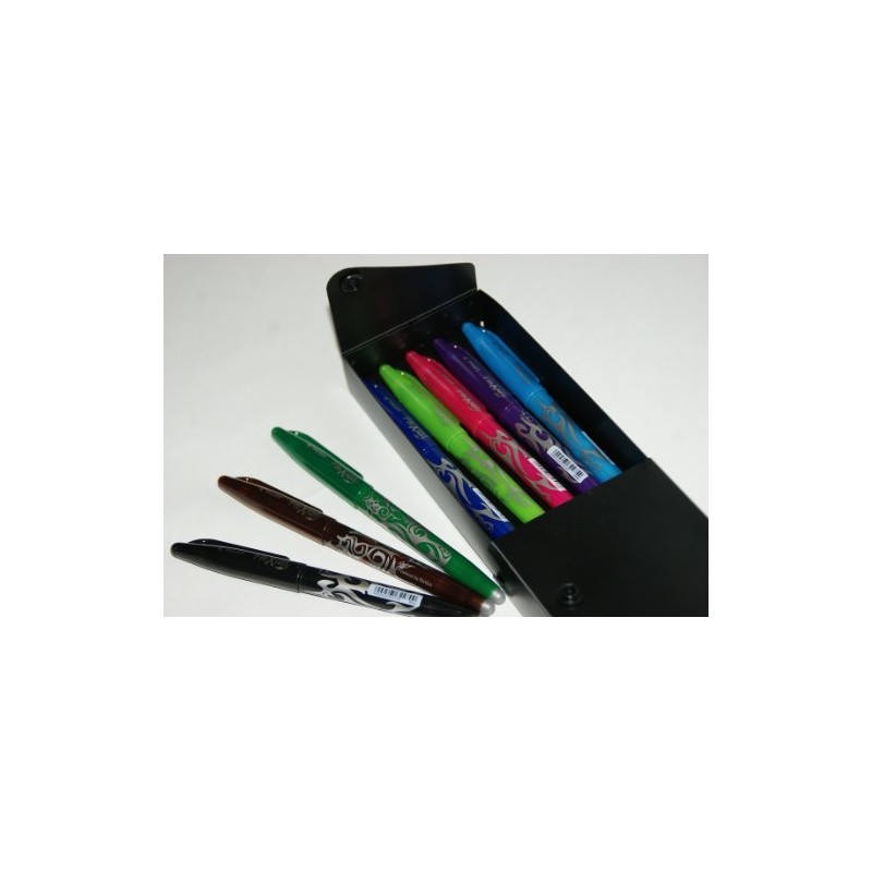 Frixion Pilot BL-FR7 Large Rollerball Pen Set in Practical Gift
