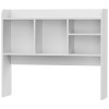 SEGAWE Desktop Bookshelf Wood Desk Hutch Organizer w/5 Shelves for