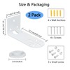 TEKCAM Metal Ceiling Mount Bracket 2 Pack Compatible with TP-Link