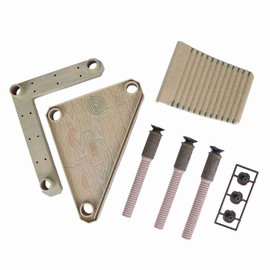 Reptiles Floating Platform, Pier with Ramp Ladder Terrarium Tank Ornament Plastic Floating Plastic Flat Basking Platform, Turtles Salamanders Frogs Newts 21x18.5x15x14.5cm