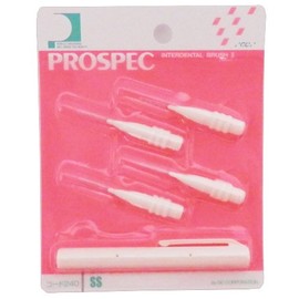 Prospec Interdental Brushes 2, 4 Brushes, 1 Sleeve, SS White