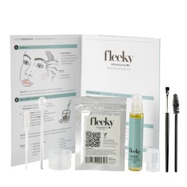 fleeky Brow Henna Set, Eyebrow Henna Powder and Henna Oil, with Aloe Vera, Argan Oil and Castor Oil, Eyebrow Colour, 100% Vegan and Cruelty Free, Up to 6 Weeks Hold (Blonde)