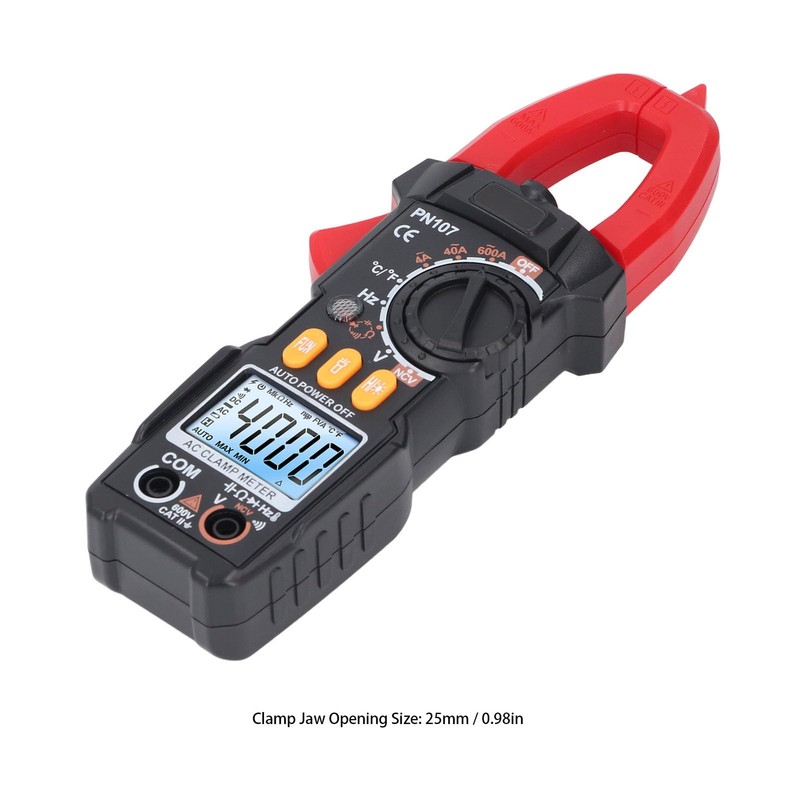 Digital Clamp Meter 600A AC DC Multimeter Tester 5999 Count