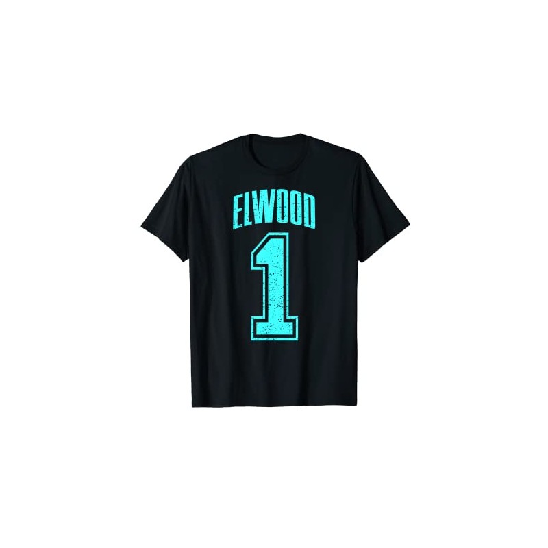 Elwood Supporter Number 1 Biggest Fan T-Shirt, black