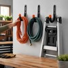 6-Pack Heavy-Duty Garage J Hooks with Rubber Tips, 4.72 x