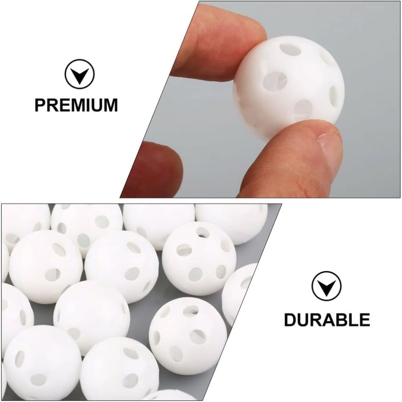 Pack of 10 White Rattle Balls Inserts Rattle Box Repair