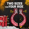 XOUX GRIT CNC Aluminum BMX Seatpost Clamp 28.6, Red
