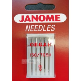 Janome HA 15X1 Standard Needles Size 80