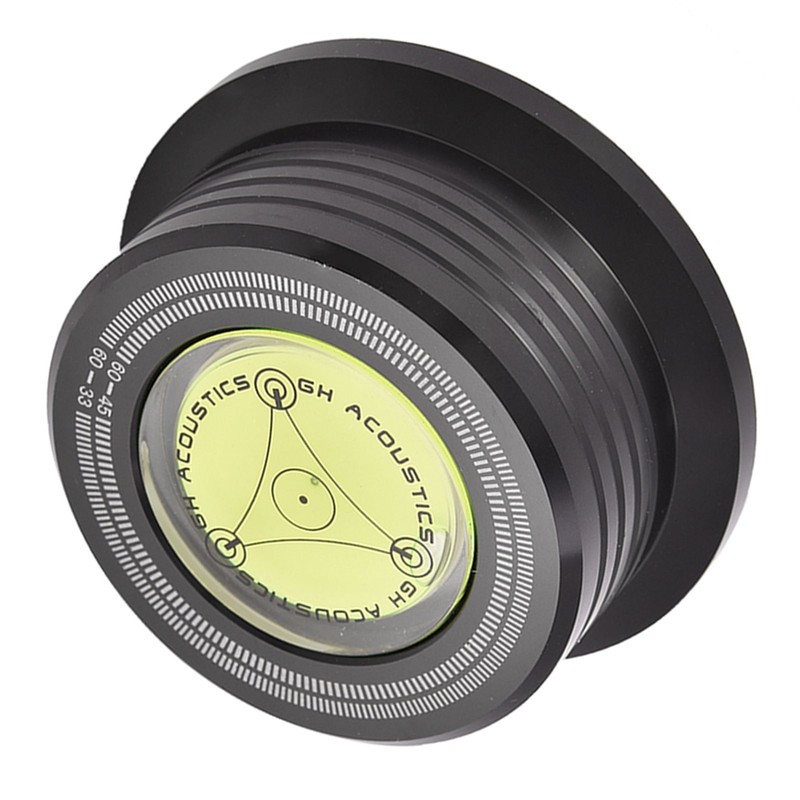 60Hz Turntable Disc Record Stabilizer Clamp with Bubble Level for