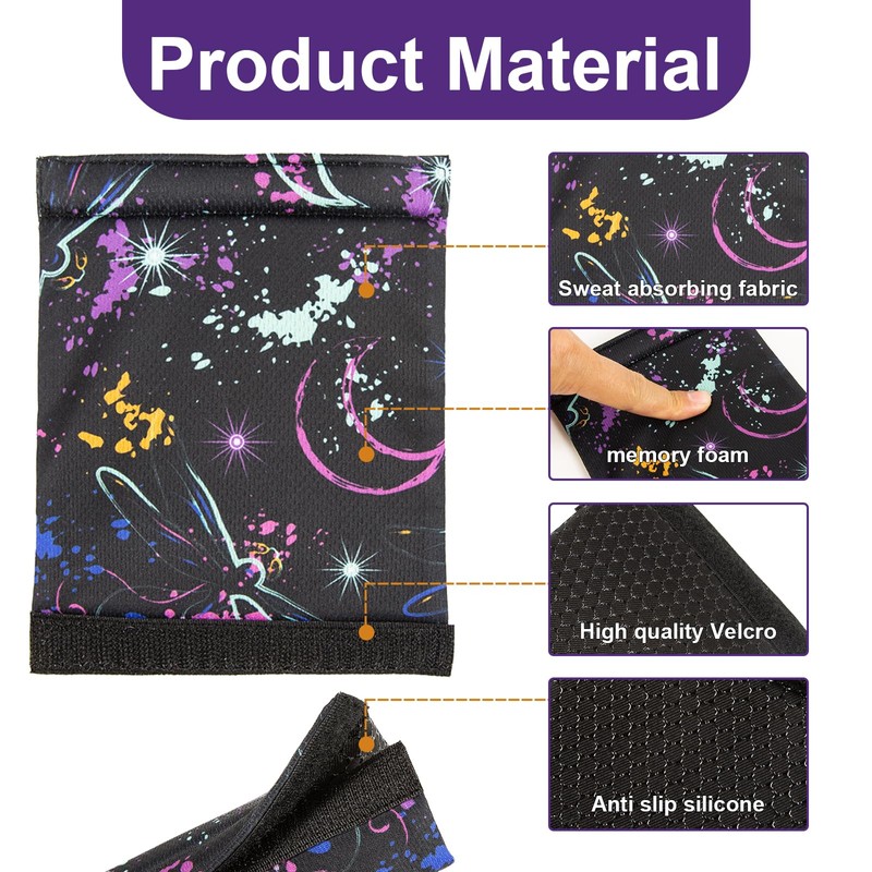 2 Pack Universal Walker Padded Hand Grip Covers Non-Slip Cushion