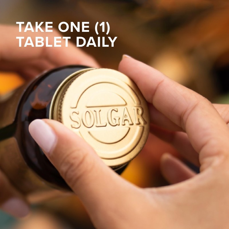 Solgar Zinc 50 mg, 100 Tablets - Zinc for Healthy