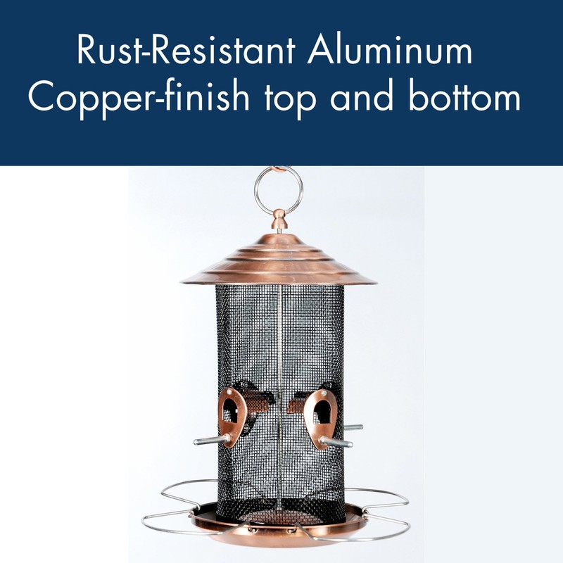 Woodlink WLCBN Copper Finish Nyjer Feeder