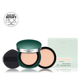 Ohui O HUI Ultimate Cover Denier Pact Plan No. 21 15g original + refill (SPF 50+, PA+++) / 오휘 얼티밋 커버 데니어 팩트 기획 21호 15g 본품+리필 (SPF 50+, PA+++)