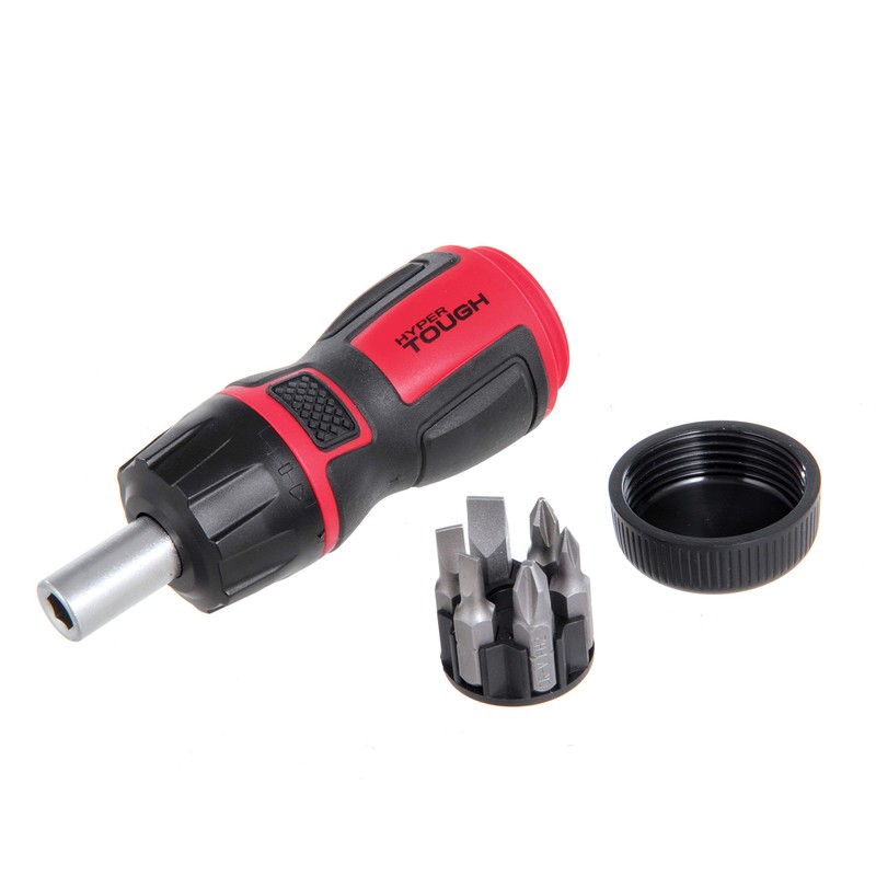 Hyper Tough 7 Piece Ratcheting Screwdriver Set TS70896N