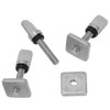 Lwuey Surfboard Tail Fin Screw Set, Longboard Sliding Screws Single