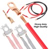 Ampper Heavy Duty Copper Wire Lugs, UL Eyelets Ring Crimp