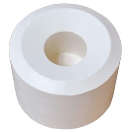 Rubber Mallet Tip, 2 In Dia, Soft, White